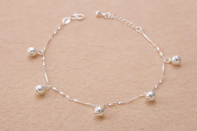 5 Bells Women Chain Ankle Luxury Women Bracelet Barefoot Beach Foot Jewelry Anklets Best Gift 2