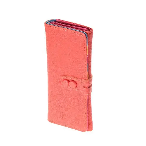 5 Candy Colors Pu Leather Women Long Wallet Purse 5 Card Holder Clutch Purse 3