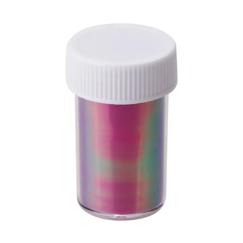 5 Color Holographic Foil Paper Stickers For Nail Art Wraps Beauty Decoration Nail Transfer Foil Accessories 2