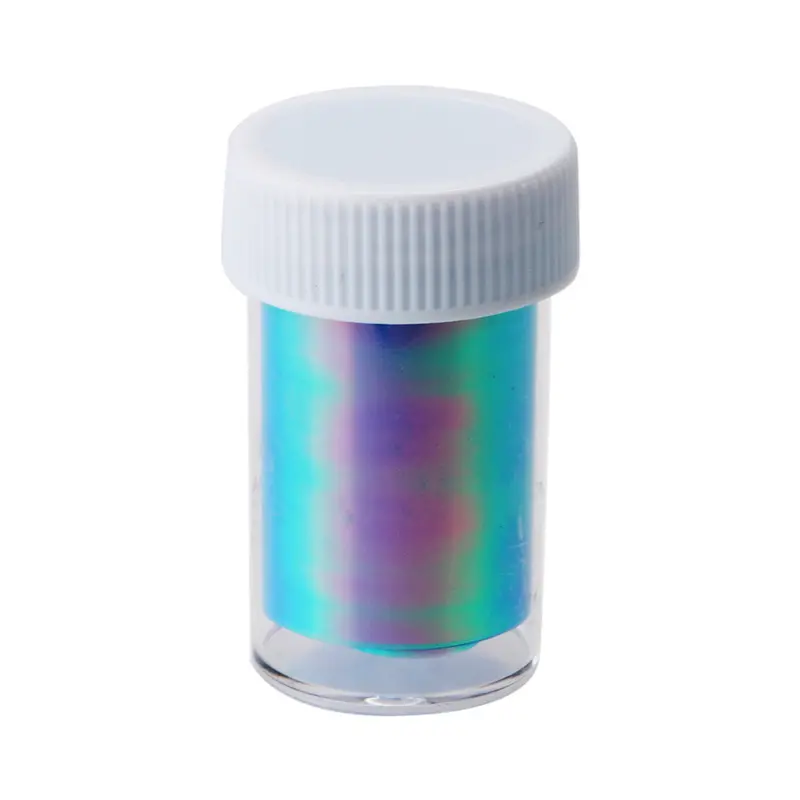 5 Color Holographic Foil Paper Stickers For Nail Art Wraps Beauty Decoration Nail Transfer Foil Accessories 3