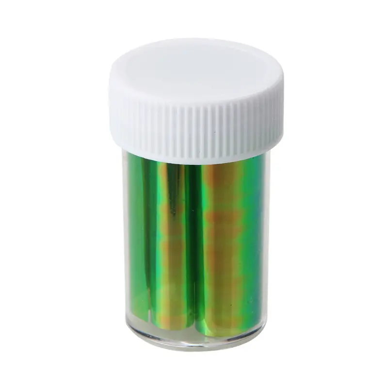 5 Color Holographic Foil Paper Stickers For Nail Art Wraps Beauty Decoration Nail Transfer Foil Accessories 5
