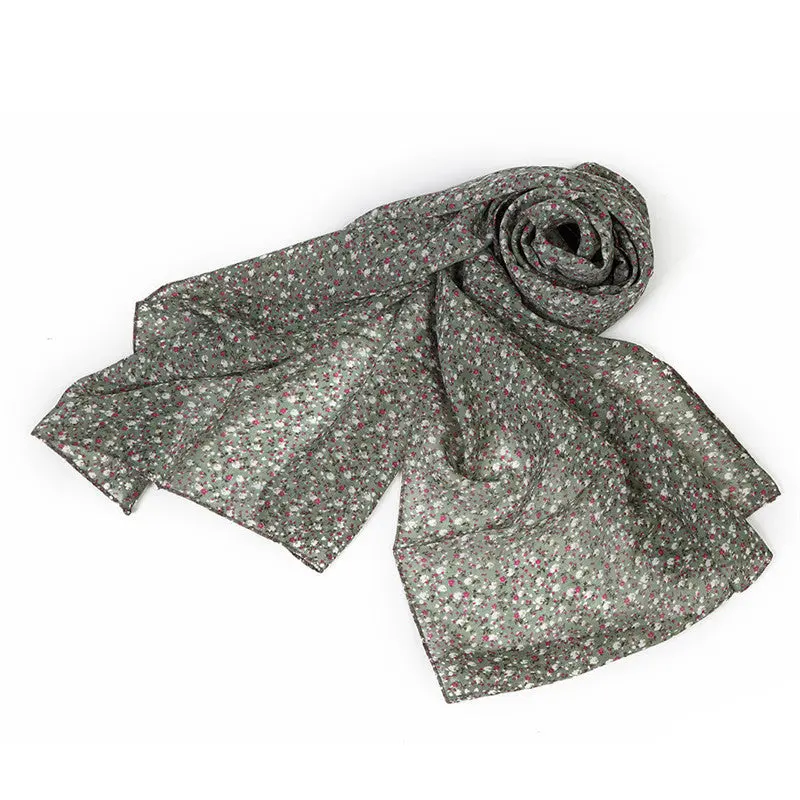 5 Colors Bandana Women Scarf Chiffon Shawls And Scarves Feida 3