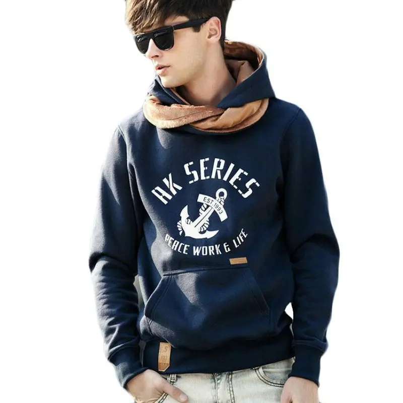 5 Colors Brandhoodies Sweatshirt Men Casual Thick Cotton Hooded Coats Size Xxxl 11