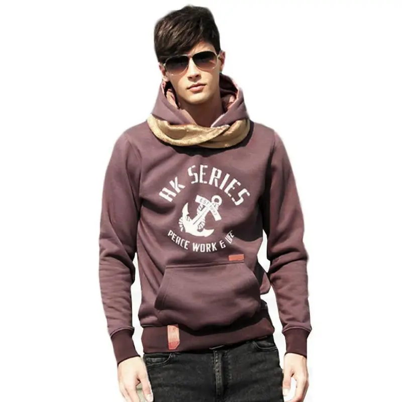 5 Colors Brandhoodies Sweatshirt Men Casual Thick Cotton Hooded Coats Size Xxxl 6