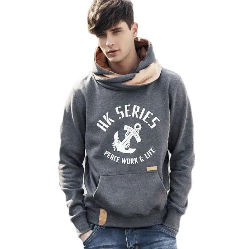 5 Colors Brandhoodies Sweatshirt Men Casual Thick Cotton Hooded Coats Size Xxxl 7