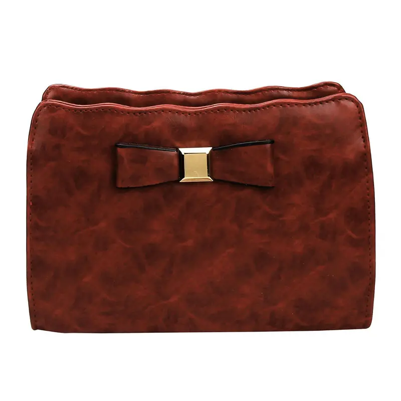 5 Colors Women Bowknot Leather Messenger Shoulder Bag Satchel Tote Hbag Feeshipping 3