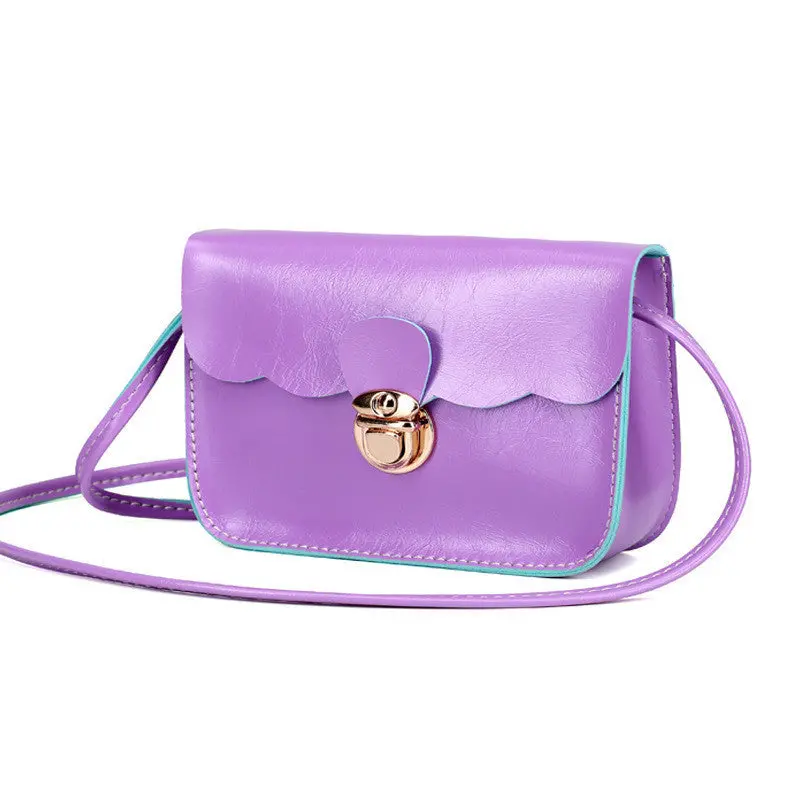 5 Colors Women Hbag Shoulder Bags Tote Purse Pu Leather Hasp Solid Strap Adjustable Messenger Bag 2