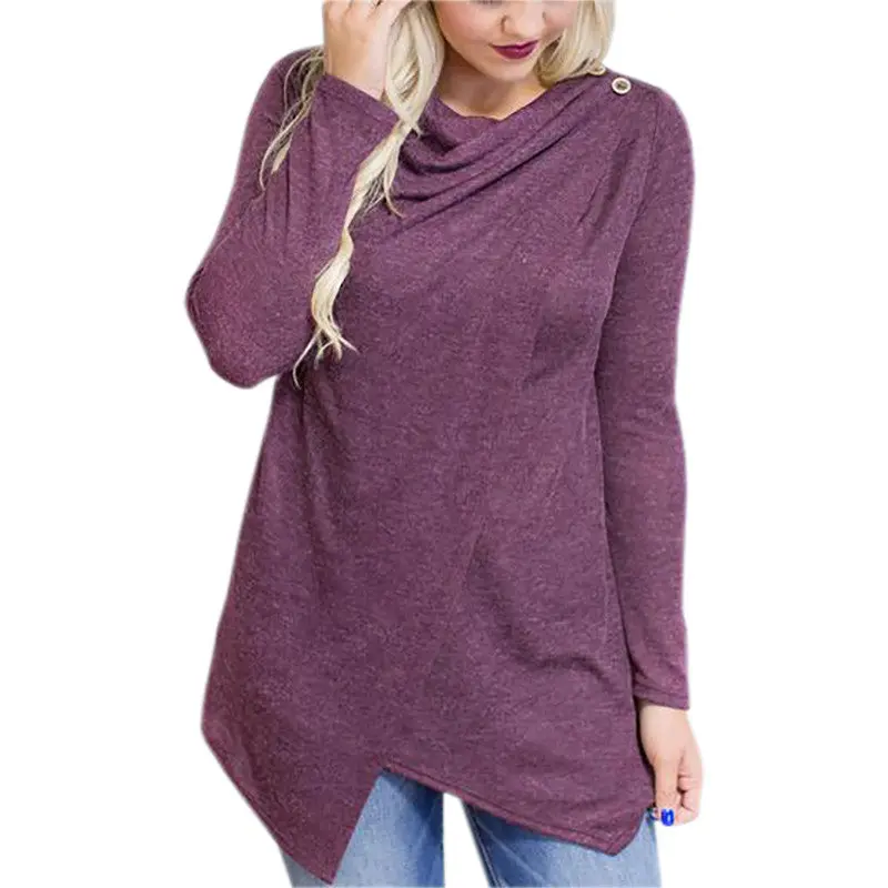 5 Colors Women Sweaters Sexy Casual Long Sleeved Outwear Irregular Cardigans Single Button Knitwear Sweater Gv396 7