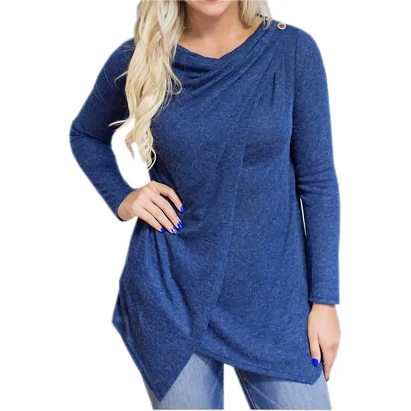 5 Colors Women Sweaters Sexy Casual Long Sleeved Outwear Irregular Cardigans Single Button Knitwear Sweater Gv396 9
