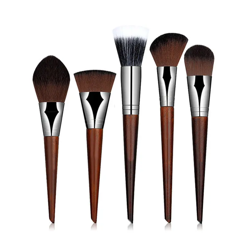 5 Pcs Cosmetic Makeup Brushes Set Kit Face Powder Blusher Foundation Brush Eyeshadow Brush Cosmetic Tool 1