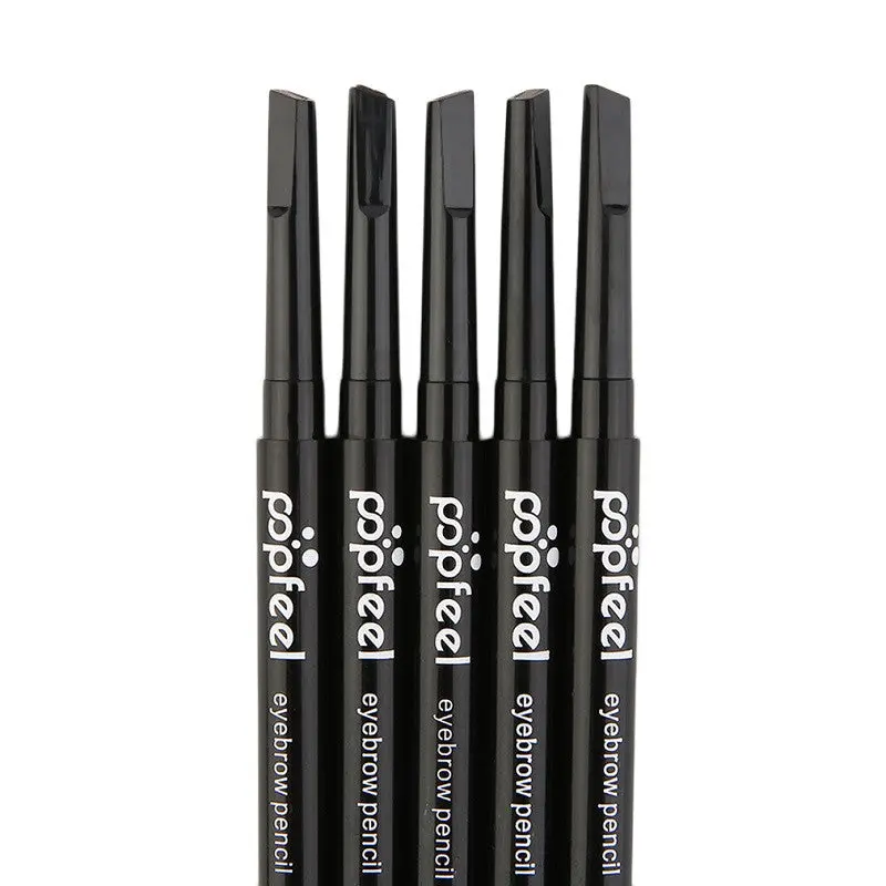 5 Pcs Waterproof Long Lasting Make Up Black Brown Eyebrow Pencil Eye Brow Liner Makeup Make Up Tools Multicolor 1