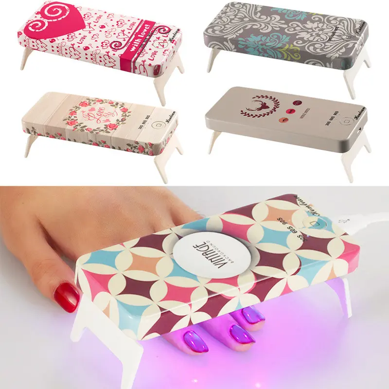 5 Styles Mini 9W Diy Innovation Electric Led Nail Lamp For Drying Nails Gel Shape Icure Light Tool 1