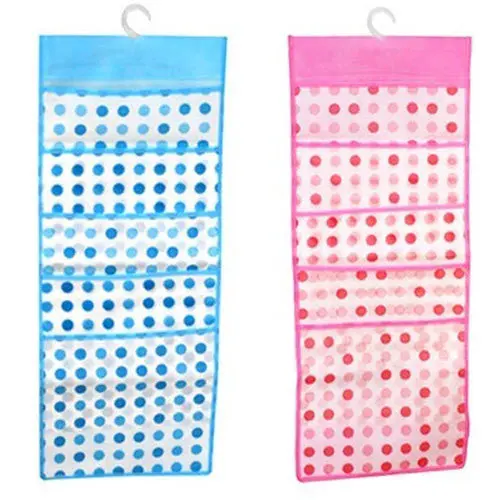 5 Unit Clothing Shelves Closet Hanging Wardrobe Organizer Case Storage Bag 08 41398 1