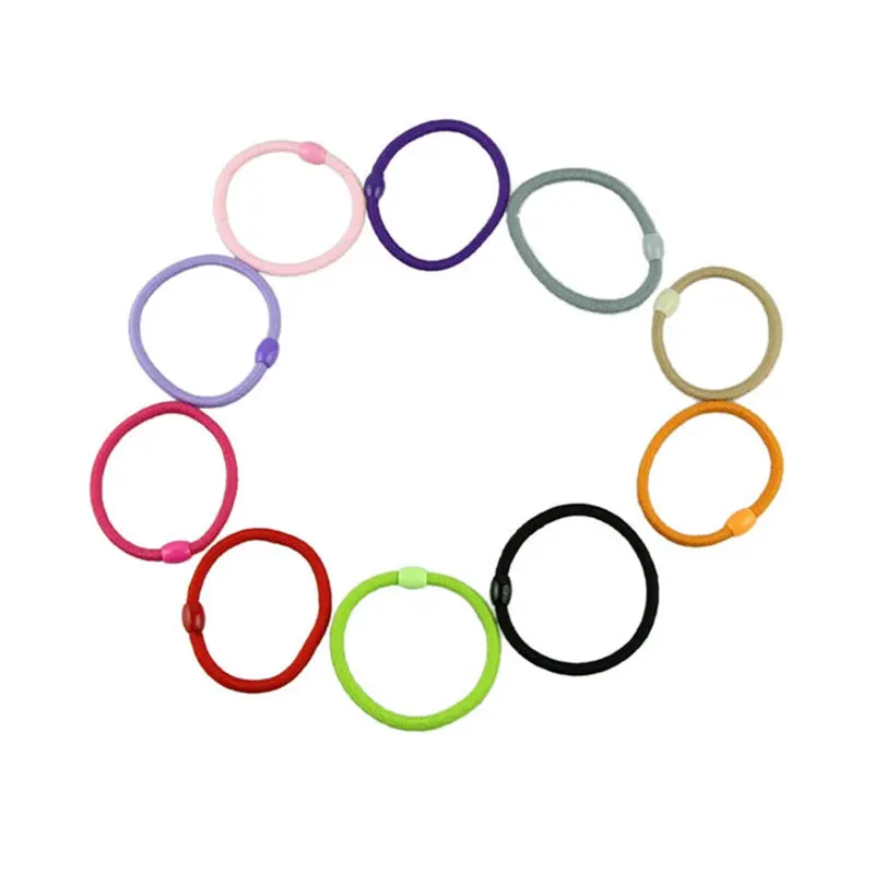 50 Pc Girl Children Elastic Hair Band Hair Accessory Hair Rope Colorful Headband Mix Candy Color 1