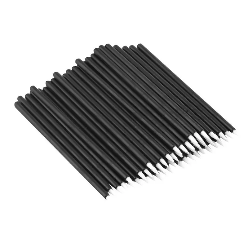 50Pcs Disposable Eyeliner Pencils Brushes Wands Applicator Cosmetic Makeup Tool 1