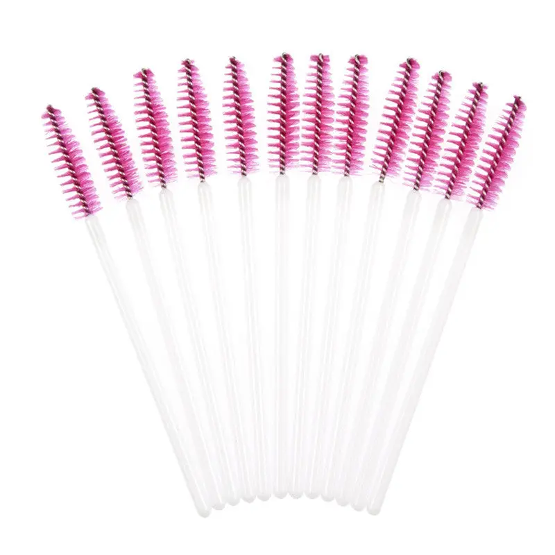 50Pcs Two Colors Professional Eyelash Brush Mascara Ws Makeup Cosmetic Multi-Function Tool 1