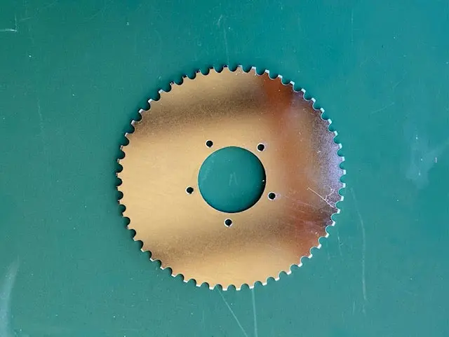 52T Flat 5 Hole Sprocket For #1 Hd Axle  Freewheel Hub 1