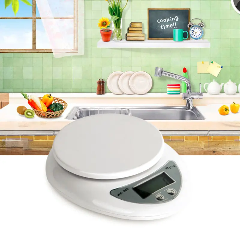 5Kg 5000G 1G Digital Kitchen Food Diet Postal Scale Weight Balance 1