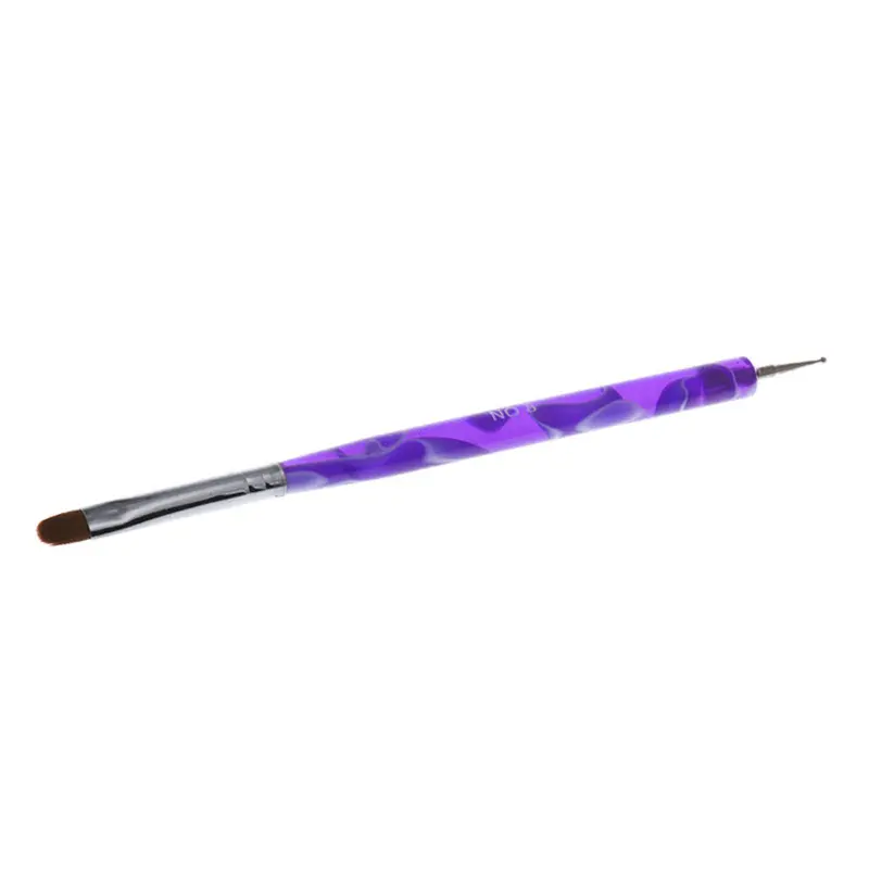 5Pcs 100% 2 Way Marbleizing Nail Art Dotting Painting Pen Tools Nail Art Dotting Pen Tool Dot Acrylic Gel Manicure 2