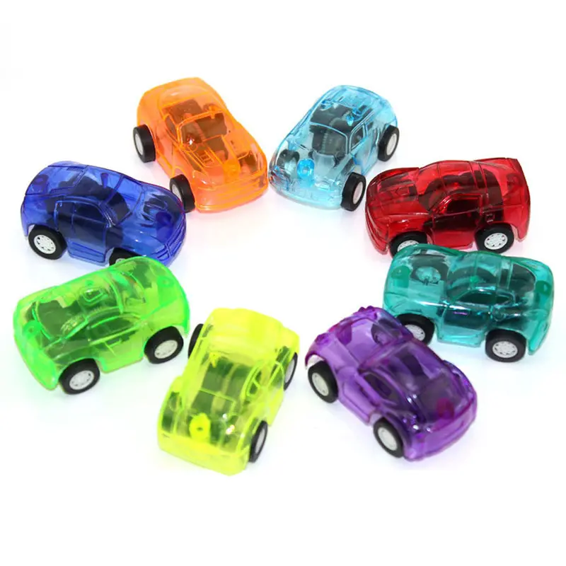 5Pcs Baby Toys Pull Back Cars Plastic Cute Toy Cars For Child Wheels Mini Car Model Funny Kids Toy For Boys Rom Color 1