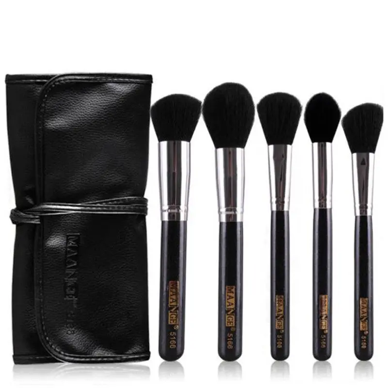 5Pcs Maange Multi-Function Cosmetic Brush Makeup Lip Eyebrows Eyeshadow Face Tools Blending Foundation Concealer Makeup Brushes 1