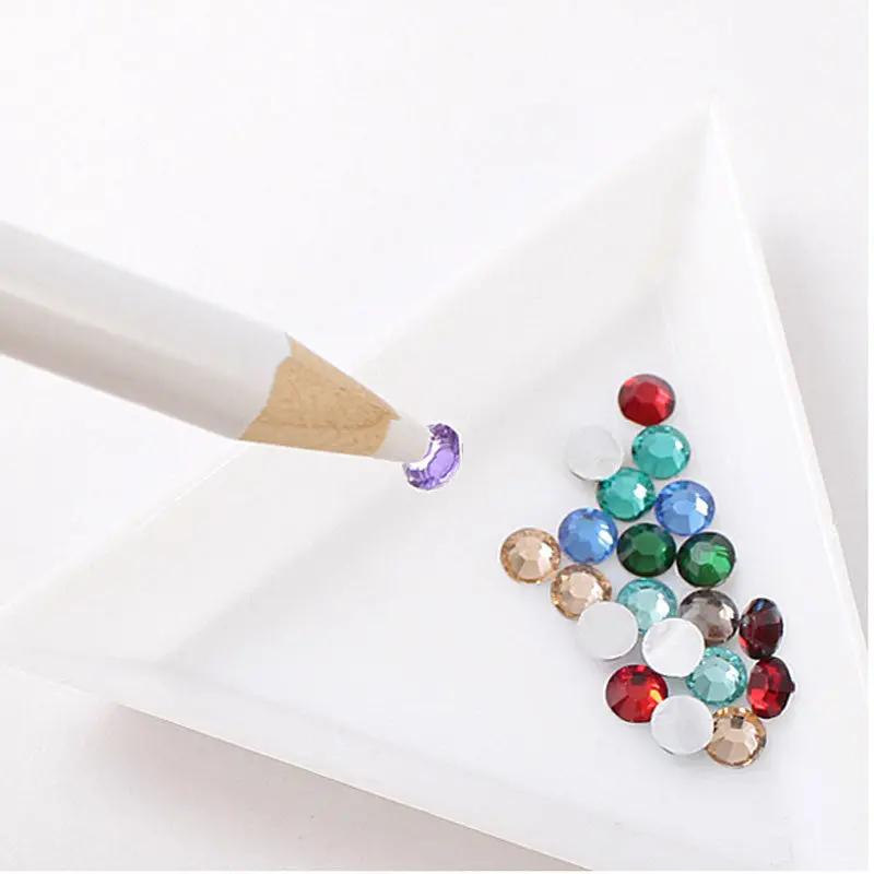 5Pcs Nail Art Rhinestones Gems Picking Crystal Tool Wax Pencil Pen Picker Rhinestones Pickup Pens Nail Art Decoration Too 1