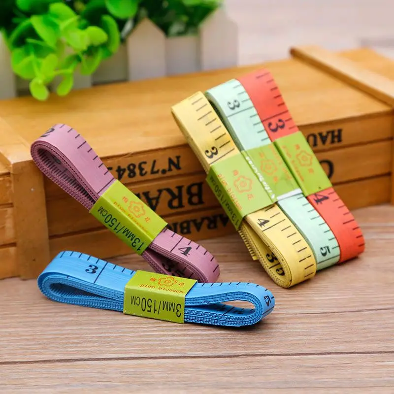 5Pcs Soft Ruler Colorful Measuring Tape Sewing Sewing Tailor Body Flexible Ruler Tool 77768 1
