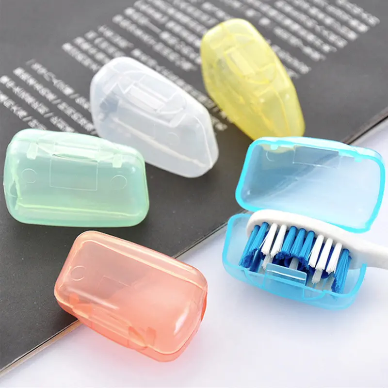 5Pcsportable Travel Toothbrush Head Cover Case Protective Caps Health Germproof 1