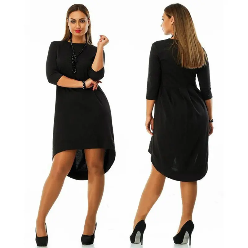 5Xl Women Dresses Elegant Casual Loose Big Hem Sleeve Bodycon Solid Color Vestidos De Festa Plus Size Gv271 1