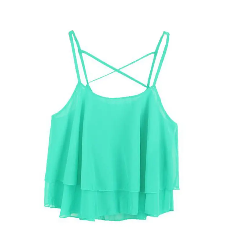 6 Candy Colors Style Women Tops Multiple Women Tank Tops Sexy Beach Tanks & Camis 2