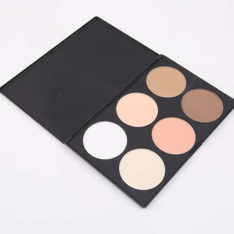 6 Color Makeup Face Foundation Pressed Powder Palette Cosmetics Sets 1