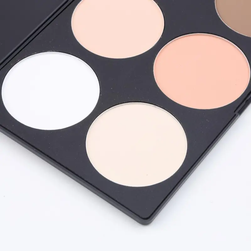 6 Color Makeup Face Foundation Pressed Powder Palette Cosmetics Sets 2