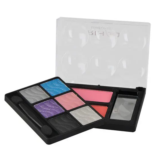 6 Color Types Comesticmakeup Nude Eyeshadow Palette With Blush Palette Long Lasting Make Up Look 4