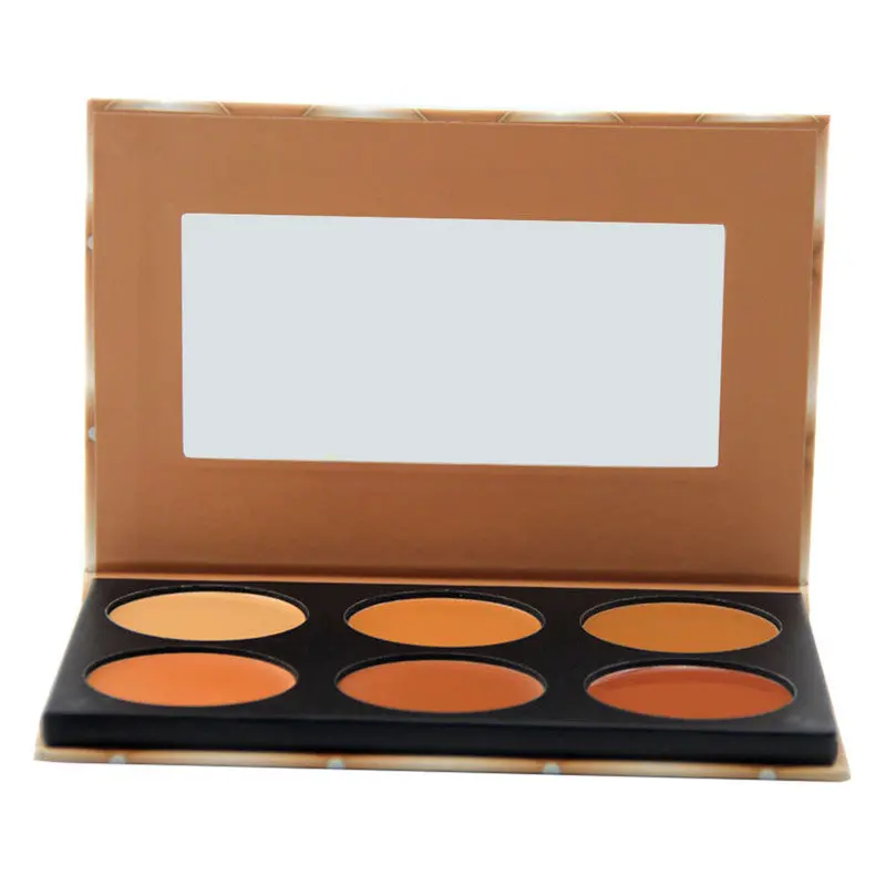 6 Colors Concealer Makeup Palette Face Primer Facial Care Camouflage Foundation Base Cosmetic Cream Palette Kit 1