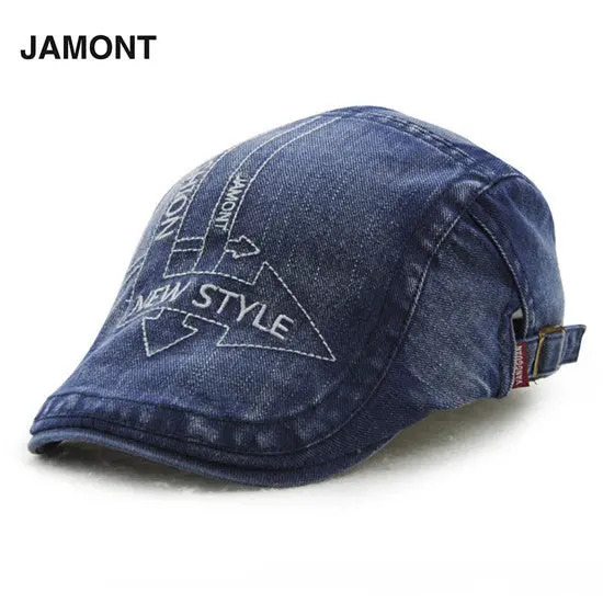6 Colors Jamont Thin Cotton Cap Hat Gentle British Tide Simple Leisure Cap All-Match Peaked Berets Cap 1