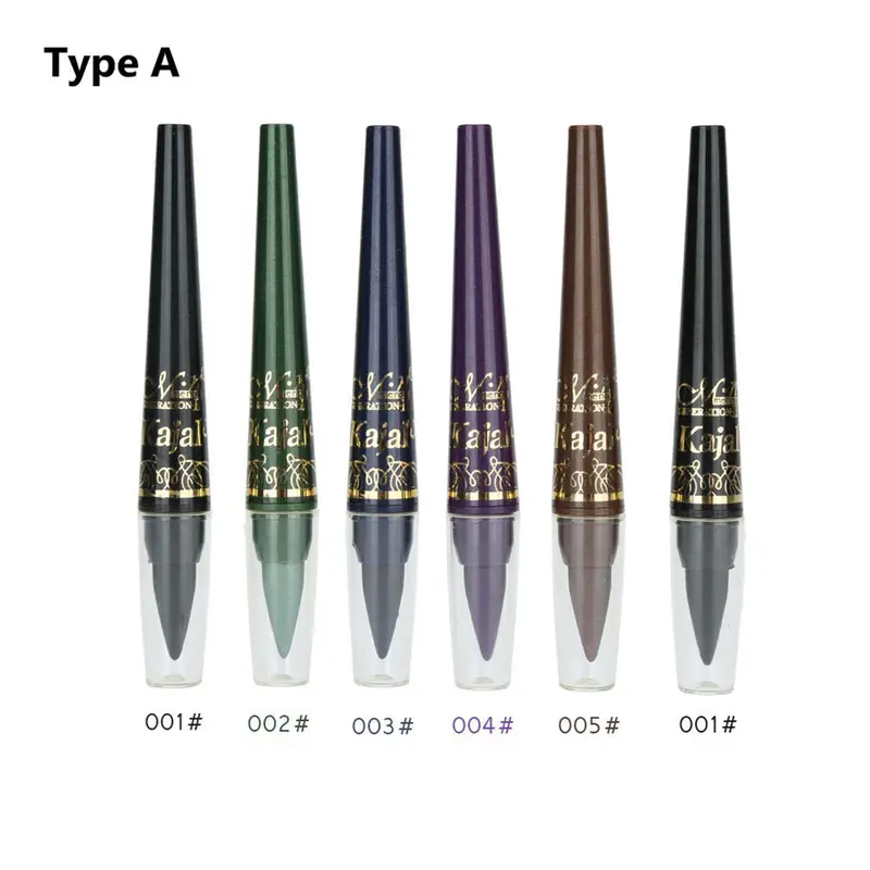 6 Colors Lady Makeup M.N Eye Shadow Pencil Set Waterproof Eyeliner Make Up Eye Liner Crayon Cosmetics Pen 1