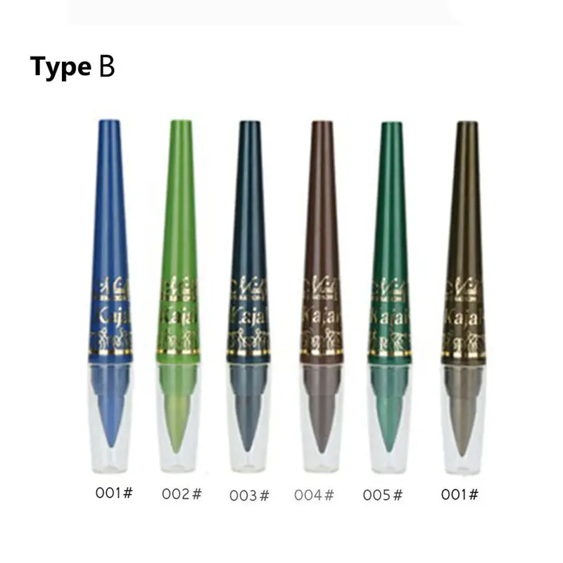 6 Colors Lady Makeup M.N Eye Shadow Pencil Set Waterproof Eyeliner Make Up Eye Liner Crayon Cosmetics Pen 2