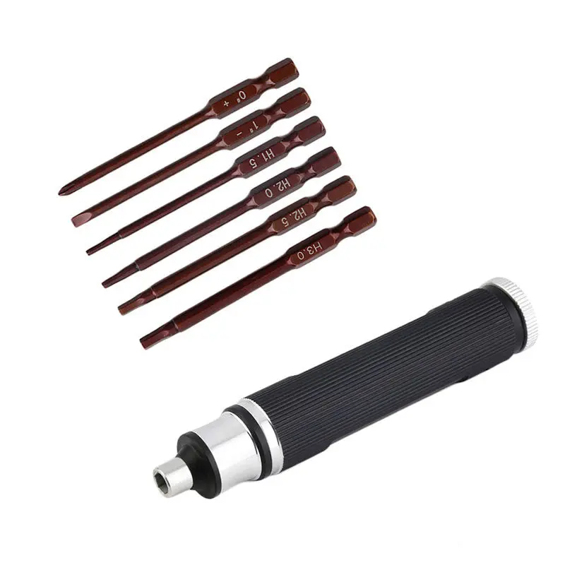 6 In 1 Hex Screw Driver 1.5Mm 2.0Mm 2.5Mm 3.0Mm Rc Heli Plane Car Boat 1