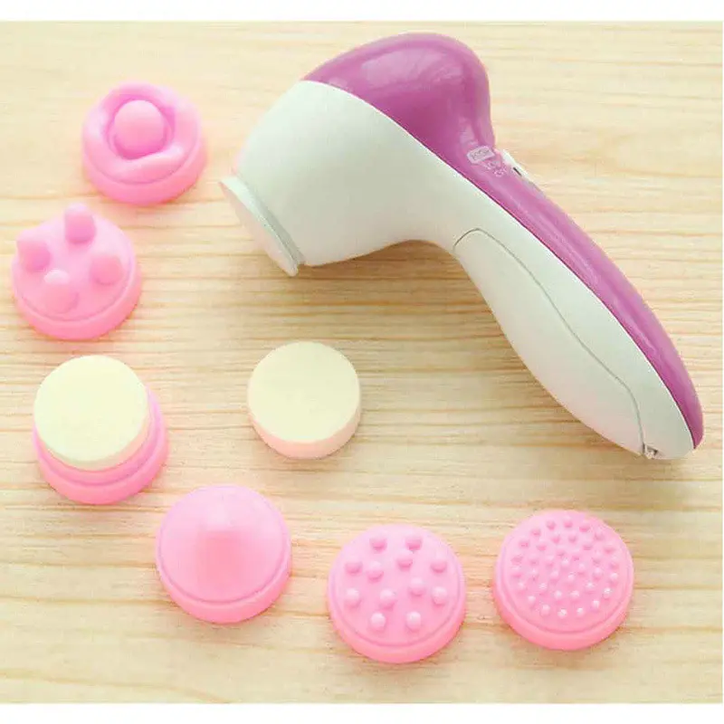 6 In 1 Multifunction Electrical Brush Spa Operated Kit Facial Cleansing Face Care Massager 2