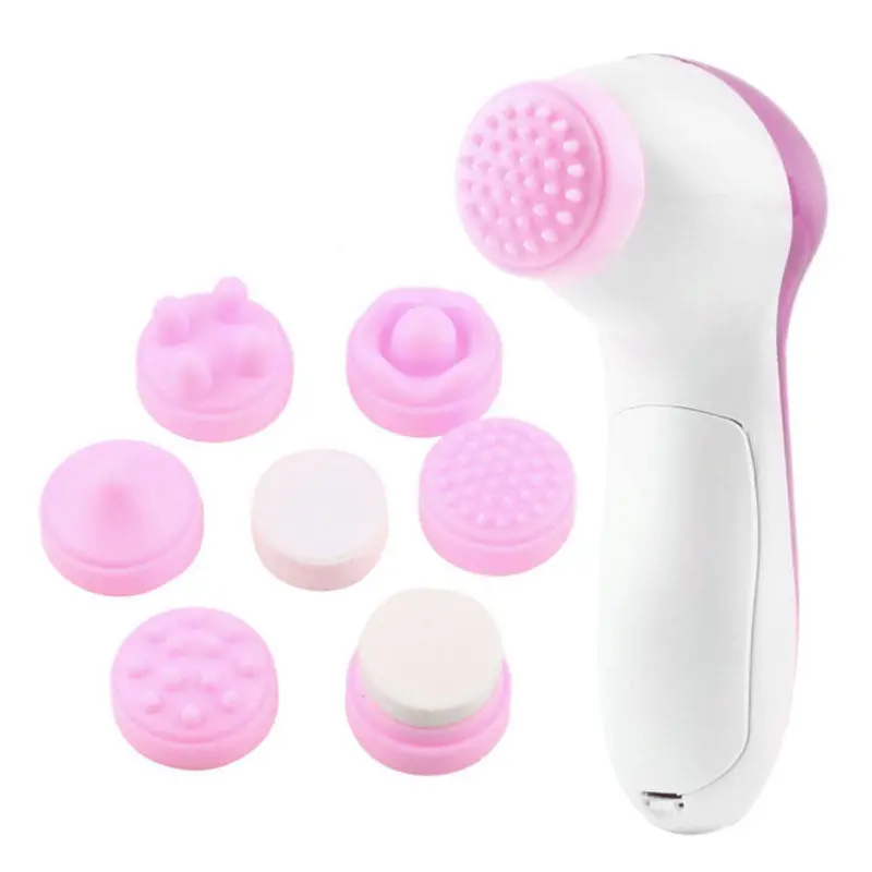 6 In1 Multifunction Electric Facial Beauty Instrument Cleansing Massage Extractor For Removing Blackheads Pimples 1