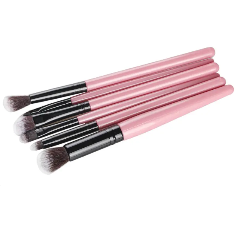 6 Pcs Makeup Brushes Pro Eyeshadow Cosmetic Toiletry Kit Face Brushes Blusher Powder Foundation Tool Concealer Make Up Brush 1