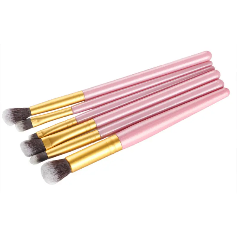 6 Pcs Makeup Brushes Pro Eyeshadow Cosmetic Toiletry Kit Face Brushes Blusher Powder Foundation Tool Concealer Make Up Brush 2