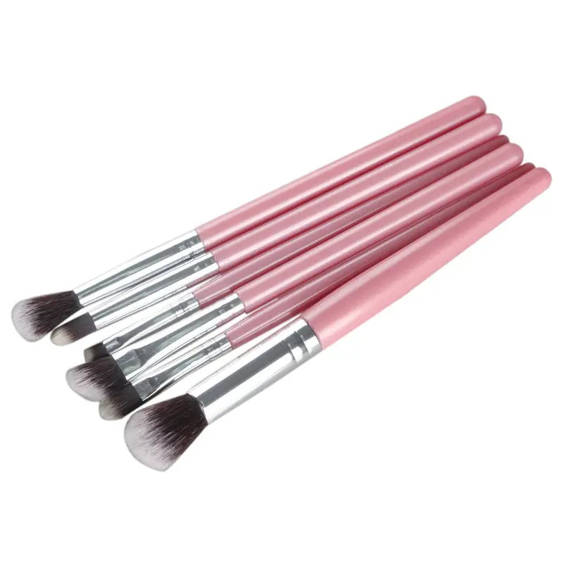 6 Pcs Makeup Brushes Pro Eyeshadow Cosmetic Toiletry Kit Face Brushes Blusher Powder Foundation Tool Concealer Make Up Brush 3