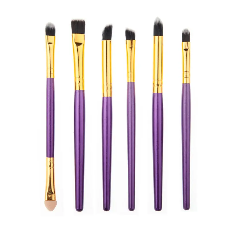 6 Pcs Professional Makeup Brushes Make Up Wood Tools Cosmetics Powder Foundation Face Eyeshadows Brush Pincel Maquiagem 2