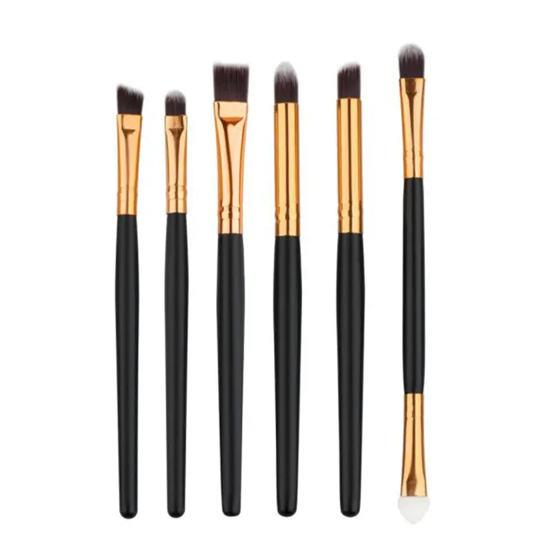 6 Pcs Professional Makeup Brushes Make Up Wood Tools Cosmetics Powder Foundation Face Eyeshadows Brush Pincel Maquiagem 3