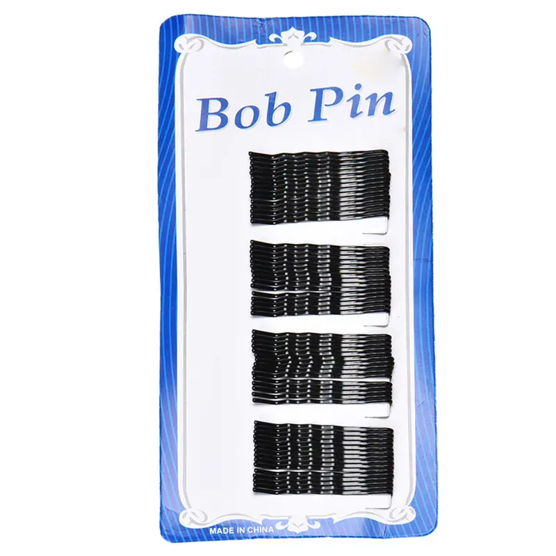 60 Pcs Black Alloy 1 Wavy Hair Clips Hair Accessories 1