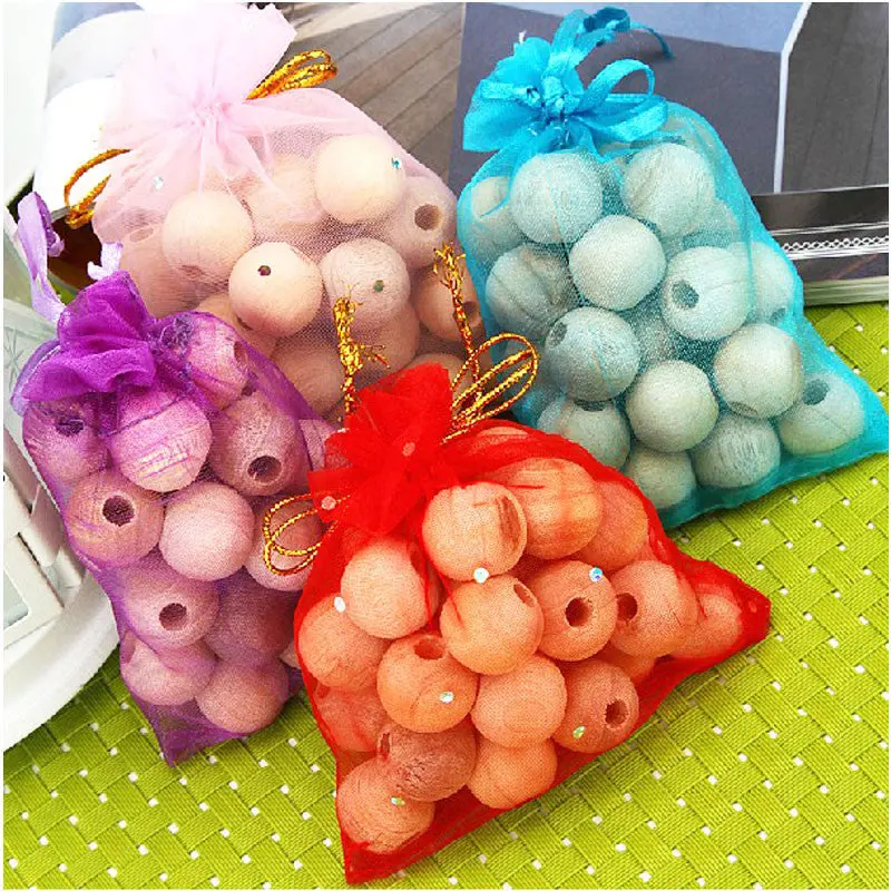60Pcs Cedar Moth Balls Wood Camphor Bug Repellent Wardrobes Cloth Drawers 3 Bag 57598 1