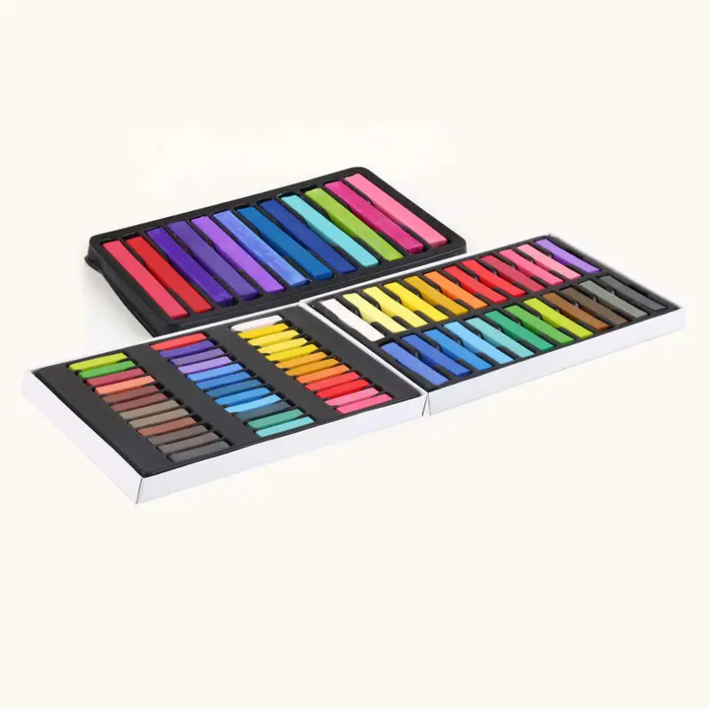 6122436 Colors Pins Non-Toxic Temporary Pastel Hair Square Hair Dye Color Chalk 1