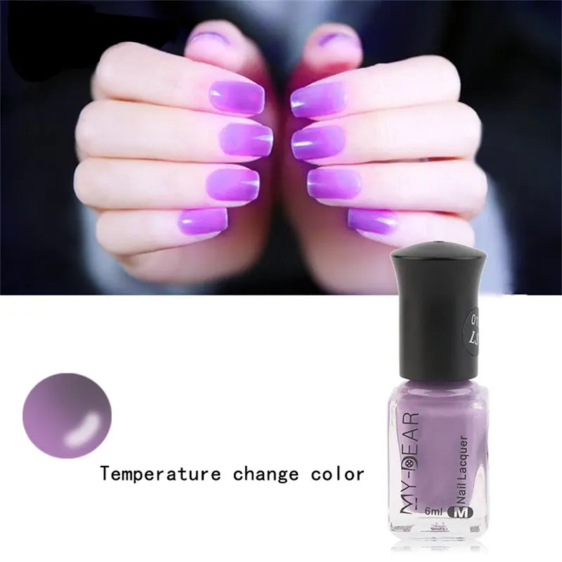 6Ml Temperature Changing Color Nail Decorate Thermal Color Uv Gel Long Lasting Nail Polish 1