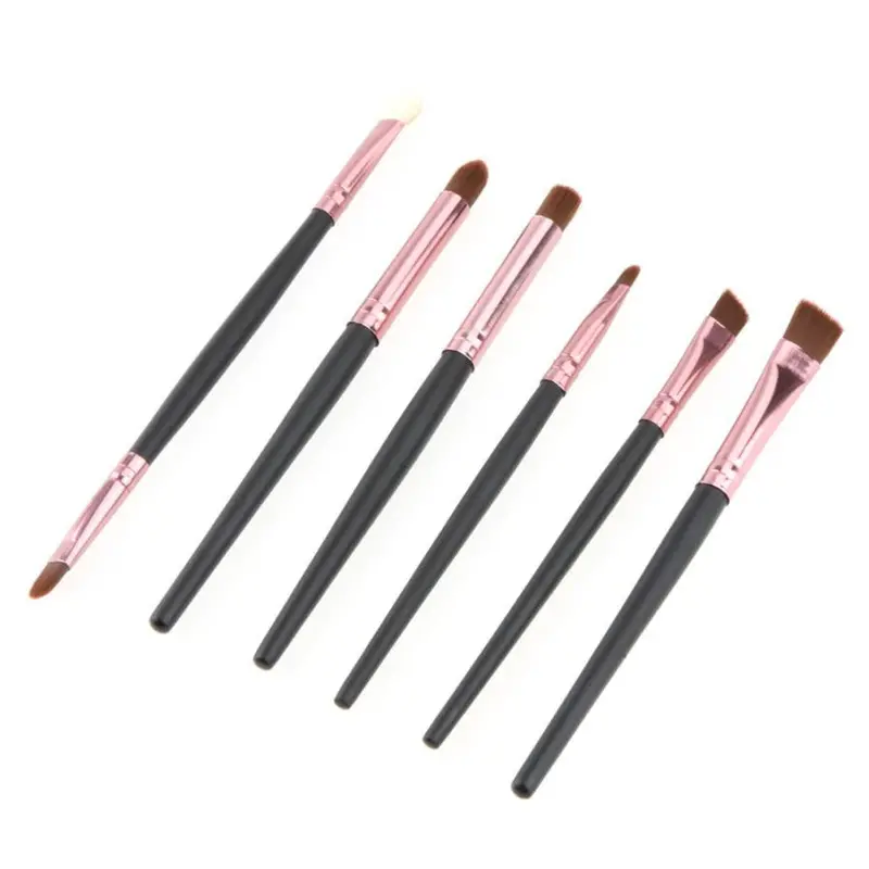 6Pc Makeup Brushes Set Powder Foundation Eyeshadow Eyeliner Lip Cosmetic Brushes Maquiagem Stock Clearance 1